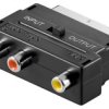 Adapter Scart Do Composite Audio Video, In/Out - Połączenie Typu Wtyk Scart...