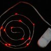 Adafruit Wire Light LED Strand - 10 Red LEDs + Coin Cell Holder