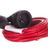 Kabel Przedłużajacy (Przedłużacz) 5M Czerwony 1X230v H05vv-F 3G1,5 1167454