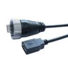 Kabel USB Złącze A USB A Złącze B USB A dł. 2m Przewód USB USB 2.0 kolor: Czarny