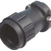ITT Cannon Zacisk kablowy 17 mm materiał: Nylon Czarny