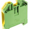 Listwa zaciskowa uziemienia 14→ 6 AWG żyły: 2 Zielony/żółty Wkręcane Weidmuller