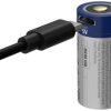 Akumulator litowo-jonowy ANSMANN 16340 850 mAh z gniazdem ładowania micro USB