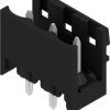 Pin header, 3 pole, pitch 5.08 mm, straight, black, 1549110000