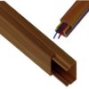 Kanał Kablowy Korytko Elektroinstalacyjne MKE 30x32mm Drewno Ciemne 2m 1szt