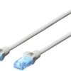 kabel LAN Digitus DK-1511-015, 1 szt., RJ45, CAT 5e, U/UTP, 1.50 m, szary