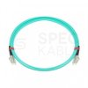 Patchcord światłowodowy FO MM LC/UPC-LC/UPC duplex 50/125 OM3 2.0mm bezhalogenowy LSOH aqua 3m PFOT