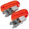 Sealey TD05045E Self-Securing Ratchet Tie Down 25mm x 4.5m 500kg Load - Pair