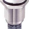 Przełącznik wciskany, wandaloodporny zatrzask TRU COMPONENTS LAS2GQF-11ZE/B/12V/S/P, 1 x wł/wł, 1 szt.
