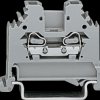 280-101 2-conductor feed-through terminal block, 2.5 mm², grey