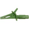 Cliff FCR7942 Safety Terminal 4 mm CAT II 1000V Green Alligator Clip