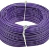 Przewód; montażowy; H07V-K (LgY); 1 żyła; linka; Cu; 1,50mm2; fioletowy; PVC; -40...+70°C; 450/750V; zwój 100m; Texsim; RoHS; 3,