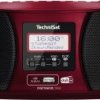 Radio-CD TechniSat DIGITRADIO 1990 DAB+, fale metrowe (VHF) funkcja ładowania akumulatora, funkcja budzika czerwony