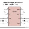 Low Noise 2.3MHz Continuous Time Lowpass Filter