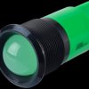 Q22P1BXXG220E Indicator LED, 220 V AC, 22 mm, FASTON, green/BlC