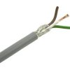 Przewód; do transmisji danych; Technotronik; LIYCY; 3x0,14mm2; linka; Cu; szary; PVC; okrągły; ekranowany; 300V; zwój 200m; Tech