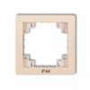 Ramka Pośrednia Do Łączników Ip44 Beżowy 1Drph