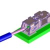 Molex Gniazdo PCB 203863 1 -pinowe 1-rzędowe raster: 3 mm Powierzchnia Gniazdo PCB Lutowie Kąt prosty