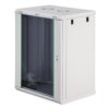 Szafa Sieciowa Wisząca Dynamic 19 16U Rack 600X450, Drzwi Szyba, Szary,...