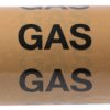 Taśma do oznaczania rur Beżowy PP, winyl, text Gas, Dim. W 150mm x L 33m RS PRO