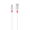 Skross Kabel USB USB 2.0 Złącze męskie USB-A, Złącze męskie USB-C® 1.20 m biały konstrukcja okrągła SKCA0002A-C120CN