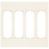 Biały Rama montażowa, 4-krotna, Tworzywo termoplastyczne, Siemens