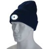 Draper 10007 Beanie Hat - Rechargeable Torch, 1 Size, 1W, 100 Lumens Navy Blue