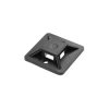 Uchwyt opaski kablowej, samoprzylepny, 20x20 mm, czarny, 10 sztuk,OR-AE-13206/10