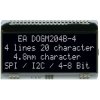 DISPLAY VISIONS EADOGM204S-A 2291097 LCD Display 4.83mm 20x4Char Blue FSTN 3.3V