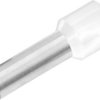 Cimco 187002 Końcówka rurkowa Isol. Aderendh. 0,5mm² x 10mm,weiß, z częściową izolacją , 0.5 mm² x 10 mm, 100 szt.