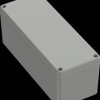6U07190808119 Industrial housing, 191.8 x 75.1 x 75.3mm, IP66/IP68, light gray