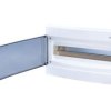 Rozdzielnica podtynkowa 18 modułowa 1x18M drzwi transparentne IP40 ECM18PT-s 001101074 ETI