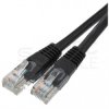 Patchcord UTP kat.5e kabel sieciowy LAN 2x RJ45 linka czarny 0,25m securityNET