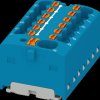 1046974 PTFIX distributor block, 4/12x1.5, blue