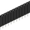 Socket header, 12 pole, pitch 2.54 mm, straight, 10025435