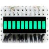 10 Segment Light Bar Graph LED Display - Pure Green (KWL-R1025PGB)