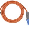 Przedłużacz do kempingu CEE Brennenstuhl Brennenstuhl 1167650605, 5 m, 2 AC-Ausgänge, Outdoor, IP44, Orange, 230 V 11676