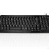 Klawiatura Kompaktowa przewodowa, kolor: Czarny, USB, QWERTY (Wielka Brytania), Ceratech