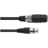 Omnitronic 3022050N XLR Lead Black 3m Durable Audio Connection Cable