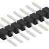 Pin header, 8 pole, pitch 2.54 mm, straight, black, 10050227