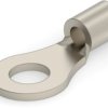 Uninsulated ring cable lug, 0.26-1.65 mm², AWG 22 to 16, 3.68 mm, M3.5, metal, 323219