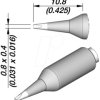 C245159E C245E soldering tip, C245159E/0.8 x 0.4 mm, chisel-shaped
