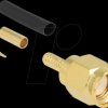 91780 SMA plug for crimping RG-174 / RG-316 with matching shrink tube