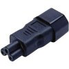 WAC14-GAC5 Adapter: przejście wtyk IEC typu C14 na gniazdo IEC typu C5 (koniczynka)