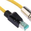 Kabel Ethernet Cat6a długość 2m Z zakończeniem HARTING PUR l. żył: 7 średnica 6.6mm