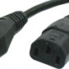 Device connection cable, North America, plug type B, straight on C13 socket, straight, SVT 3 x AWG 18, black, 2 m, 498G-SVT3X18A