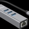 12021127 Network card, USB type C, Gigabit Ethernet converter + hub 3x