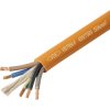 TRU COMPONENTS TC-13537028 Rubber flexible cable Orange 5G6 mm² Per metre