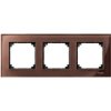 MERTEN M-ELEGANCE szkło ramka 3 potrójna mahoniowy MTN4030-3215 SCHNEIDER ELECTRIC