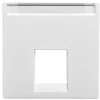 Merten System M Płytka centralna pojedyncza gniazda komputerowego RJ45 biała MTN469825